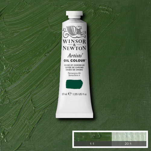 Winsor & Newton Artists' Oil Color, 37ml, Oxide Of Chromium