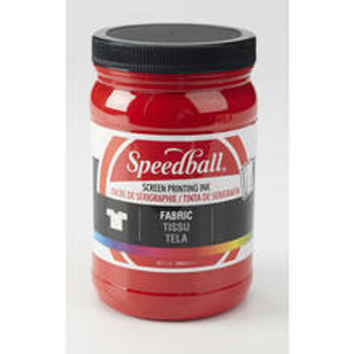 Speedball Art Products Red 32oz Fabric Screen Printing Ink