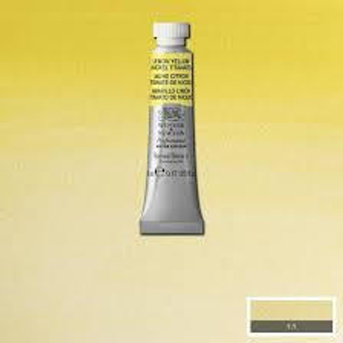 Winsor & Newton Professional Watercolor 5ml tube - Lemon Yellow Hue 