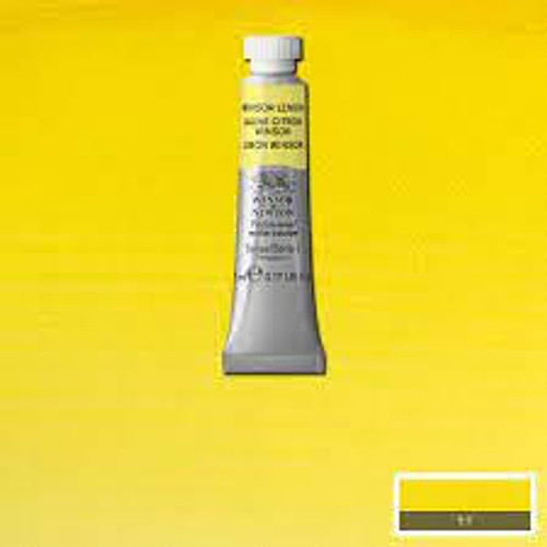 Winsor & Newton Professional Watercolor 5ml tube - Winsor Lemon 