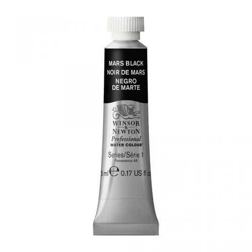 Winsor & Newton Professional Watercolor 5ml tube - Mars Black