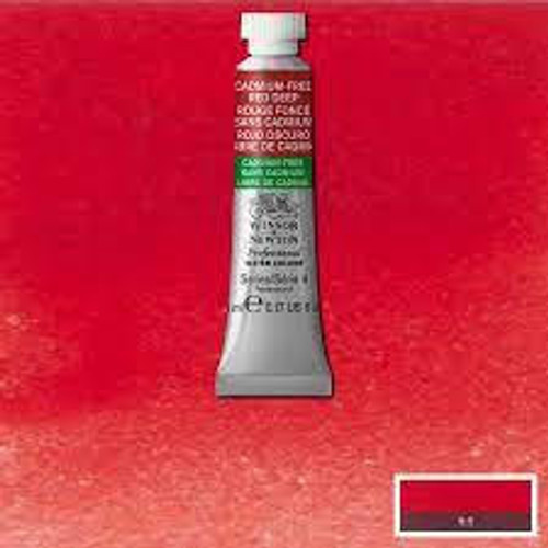 Winsor & Newton Professional Watercolor 5ml tube - Cadmium-Free Red Deep 