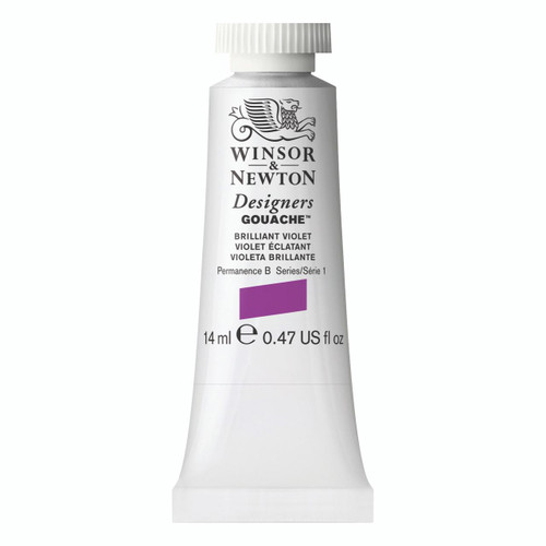  Winsor & Newton Designers Gouache, 14ml tube, Brilliant Violet 