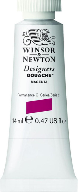 Winsor & Newton Designers Gouache, 14ml tube, Magenta   Winsor & Newton Designers Gouache, 14ml tube, Magenta