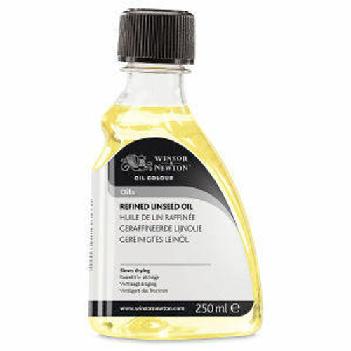 Winsor and Newton Refined Linseed Oil - 250ml bottle