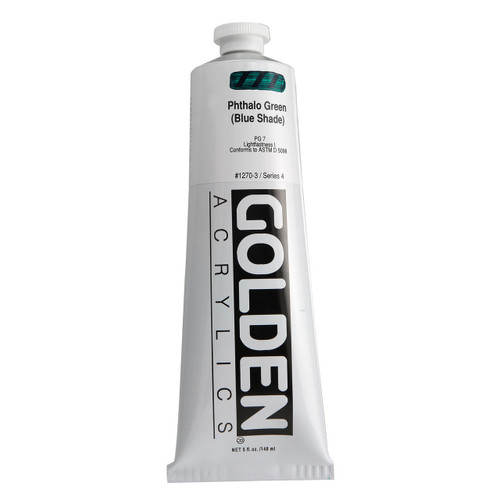 Golden Artist Colors Golden Heavy Body Acrylic, 5oz., Phthalo Green/ Blue Shade 