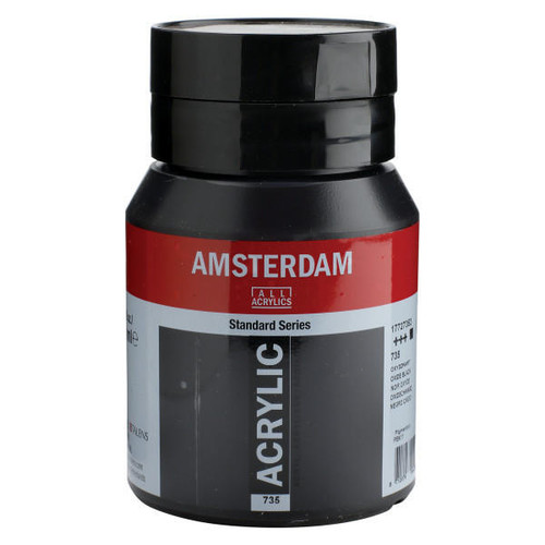 Royal Talens Amsterdam Acrylic Oxyde Black 500mL 