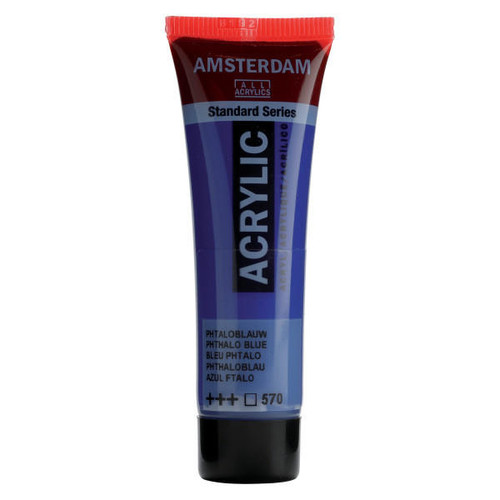 Royal Talens Amsterdam Acrylic Phthalo Blue 20mL