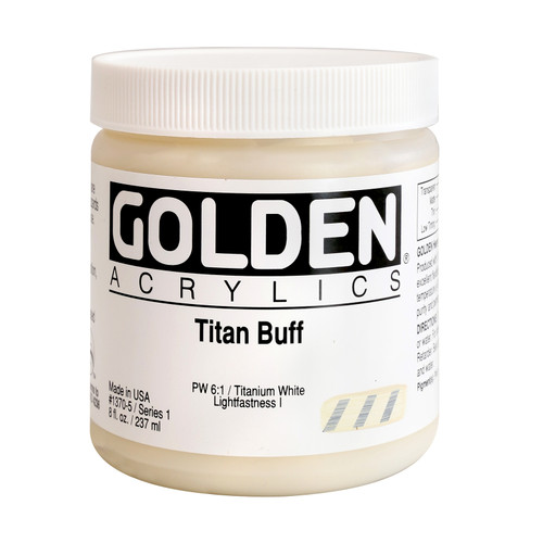 Golden Artist Colors Heavy Body Titan Buff 8oz