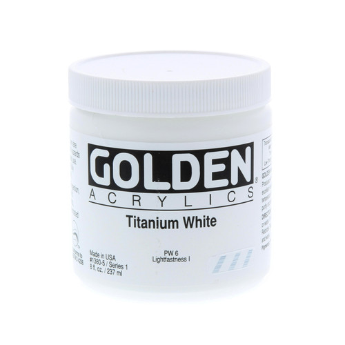Golden Artist Colors Heavy Body Titanium White 8oz