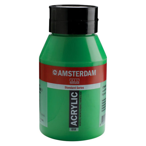 Royal Talens Amsterdam Acrylic Perm.Green Lt. 1L