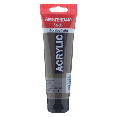 Royal Talens Amsterdam Acrylic Raw Umber 408 120mL