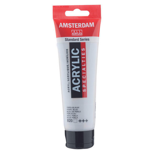 Royal Talens Amsterdam Acrylic Pearl Blue 820 120mL