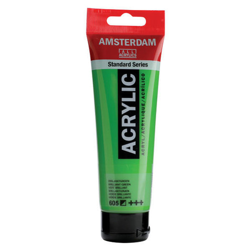 Royal Talens Amsterdam Acrylic Brilliant Grn 605 120mL