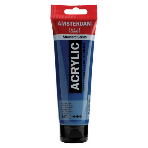 Royal Talens Amsterdam Acrylic Greenish Blue 557 120mL