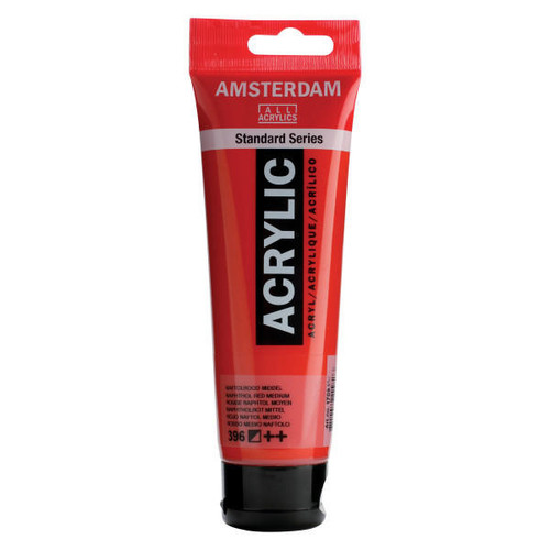 Royal Talens Amsterdam Acrylic Naphth Red Med 396 120mL 