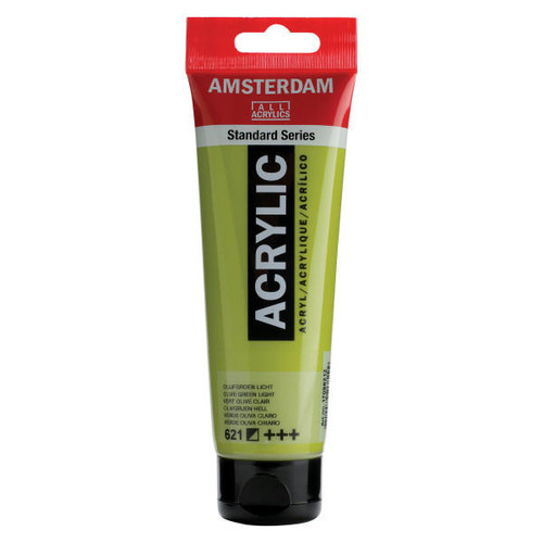 Royal Talens Amsterdam Acrylic Olive Green Lt 621 120mL 