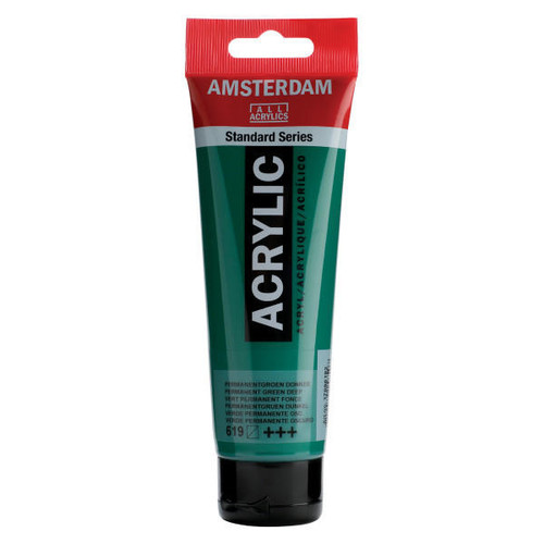 Royal Talens Amsterdam Acrylic Perm Green Dp 619 120mL