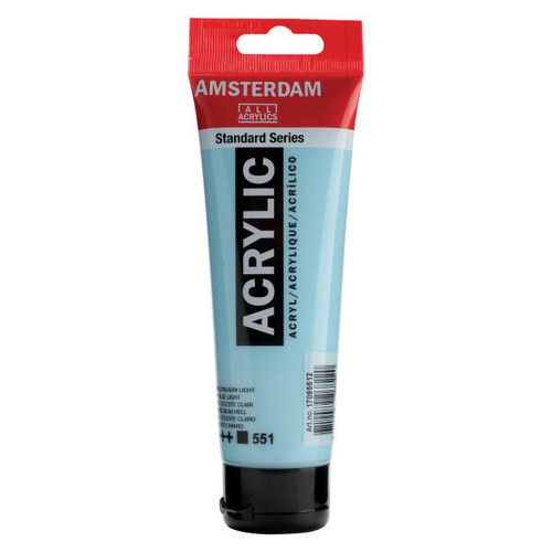 Royal Talens Amsterdam Acrylic Sky Blue Lt 551 120mL 