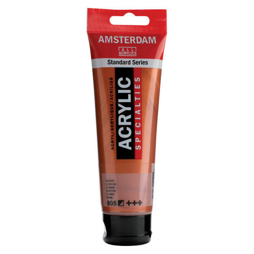 Royal Talens Amsterdam Acrylic Copper 805 120mL