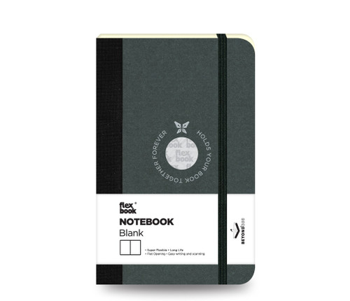 Flexbook Adventure Notebook - Pocket, Blank, Off Black 3.5x5.5