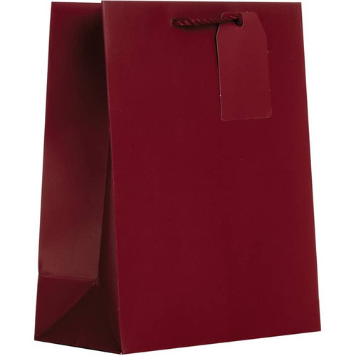 Jillson & Roberts Gift Bag, Medium, Burgundy