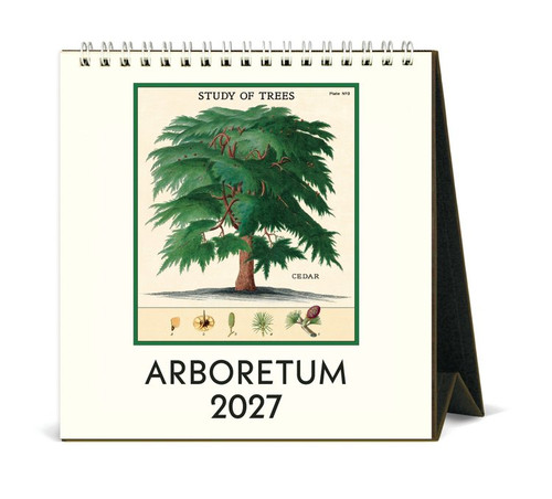 Cavallini & Co. 2027 Desk Calendar, Arboretum