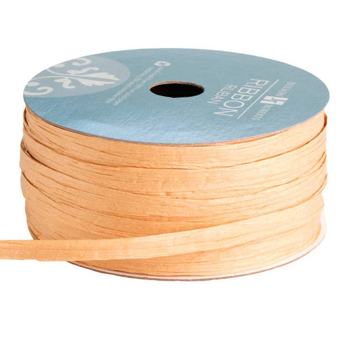 Jillson & Robberts Ribbon Roll, Natural Paper Raffia