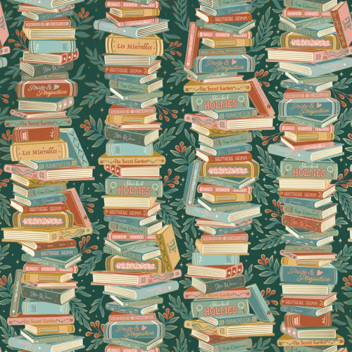 Jillson & Roberts Wrapping Paper Roll, By the Book