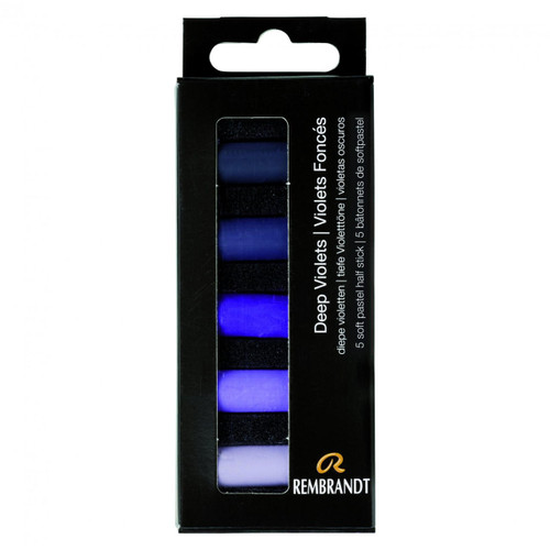 Royal Talens Rembrandt Soft Pastel 5 Half Stick Micro Set Deep Violets