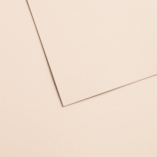 Canson Mi-Teintes Velvet Sheets - 430gsm - 19.7"x25.6" - Powder Beige 