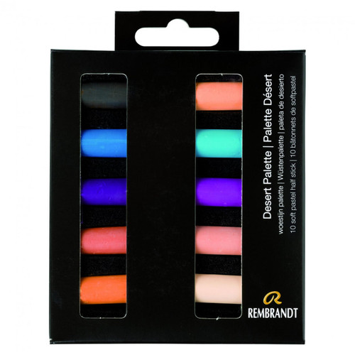 Royal Talens Rembrandt Soft Pastel 10 Half Stick Micro Set Southwest Desert Palette