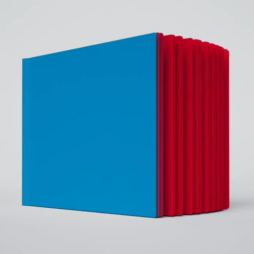  Uglybooks - Colored Paper Sketchbook, 5.75"x8", Blank - Ball Pit No. 2 