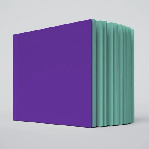  Uglybooks - Colored Paper Sketchbook, 5.75"x8", Blank - Foam Party No. 2 