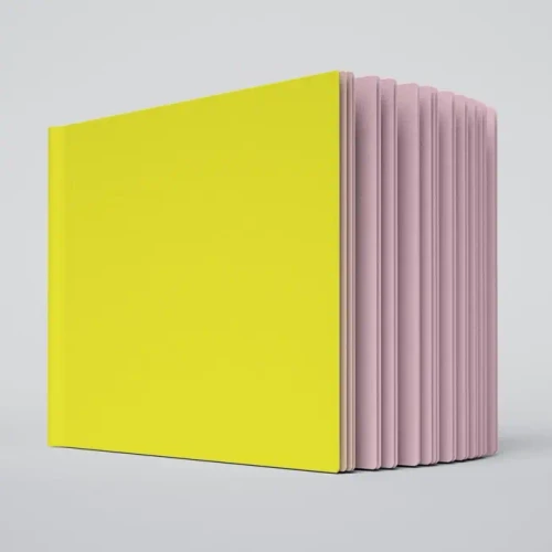  Uglybooks - Colored Paper Sketchbook, 5.75"x8", Blank - Chick No. 2 