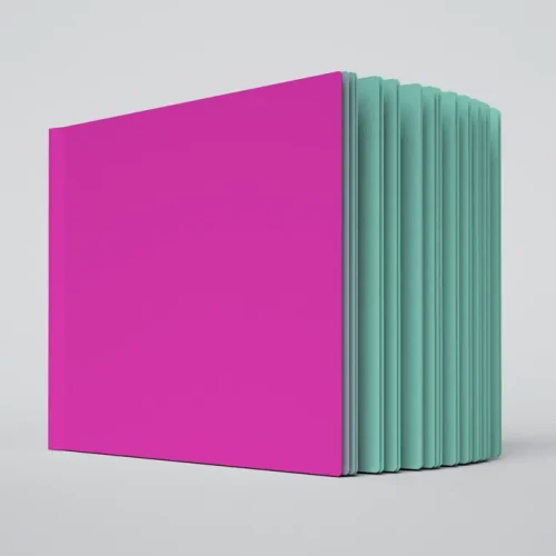  Uglybooks - Colored Paper Sketchbook, 5.75"x8", Blank - Sprinkles No. 2 