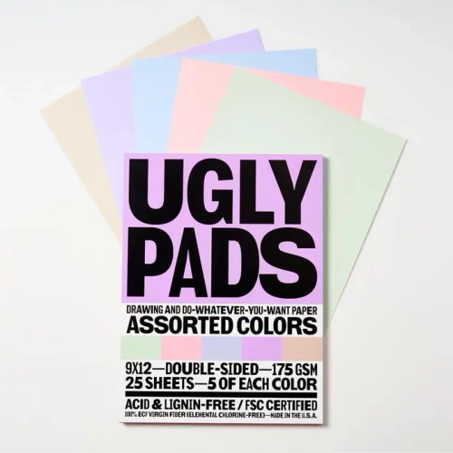  Uglybooks - Ugly Pad, 9"X12", 25pg, Serenity 