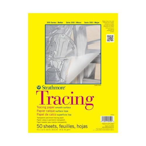 Strathmore Artist Papers, 300 Series Tracing Pad, 11" x 14"
