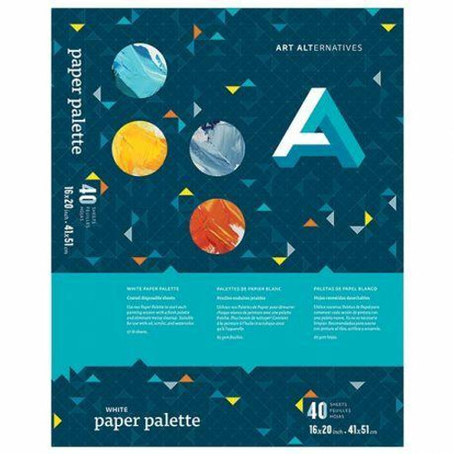 Art Alternatives AA White Paper Palette Pad - 16 x 20