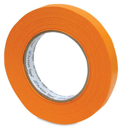 ProTapes Artist Tape, Orange, 3/4" x 60yds