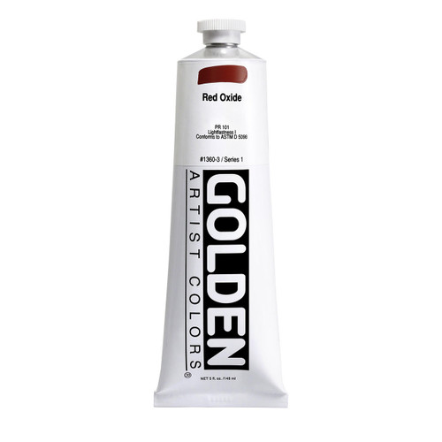 Golden Artist Colors Golden Heavy Body Acrylic, 5oz., Red Oxide 