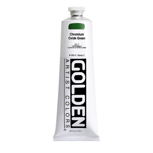 Golden Artist Colors Golden Heavy Body Acrylic, 5oz., Chromium Oxide Green 