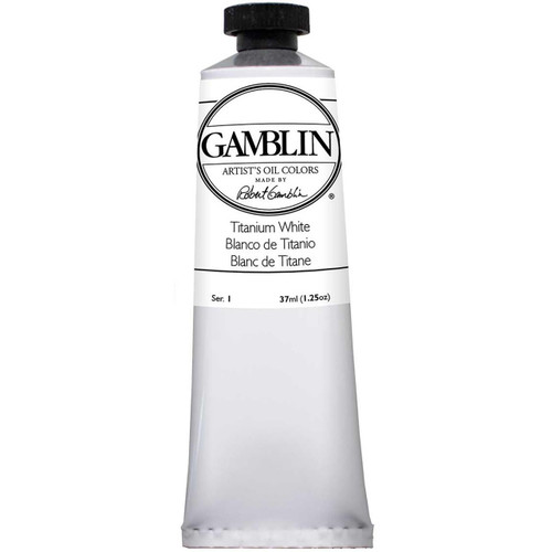 Gamblin Artist's Colors Gamblin Artist Grade Oil Color, 37ml Tube, Titanium White