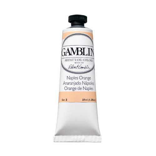 Gamblin Artist's Colors Gamblin Artist Grade Oil Color, 37ml Tube, Naples Orange