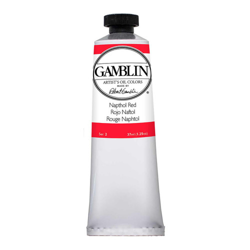 Gamblin Artist's Colors Gamblin Artist Grade Oil Color, 37ml Tube, Napthol Red