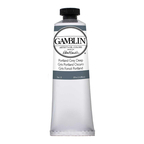 Gamblin Artist's Colors Gamblin Artist Grade Oil Color, 37ml Tube, Portland Grey Deep