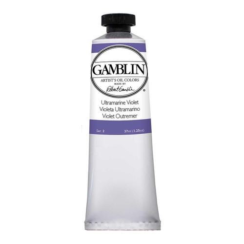 Gamblin Artist's Colors Gamblin Artist Grade Oil Color, 37ml Tube, Ultramarine Violet
