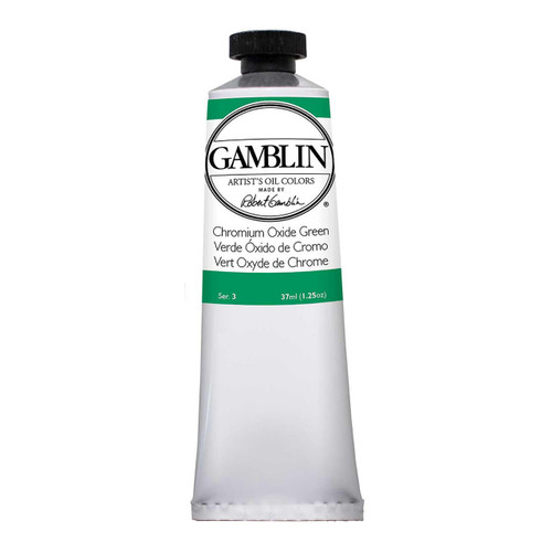 Gamblin Artist's Colors Gamblin Artist Grade Oil Color, 37ml Tube, Chromium Oxide Green