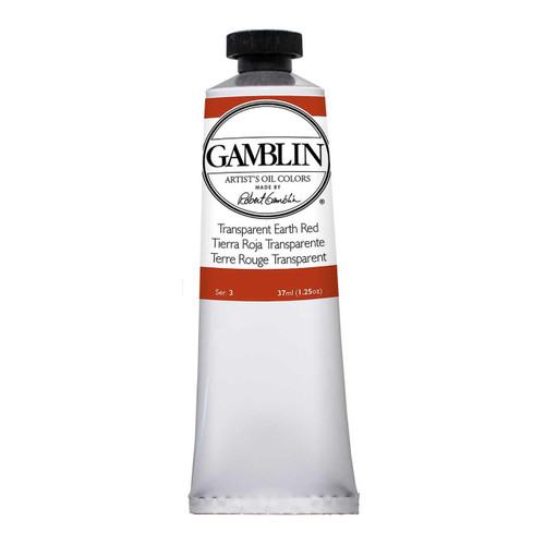 Gamblin Artist's Colors Gamblin Artist Grade Oil Color, 37ml Tube, Transparent Earth Red