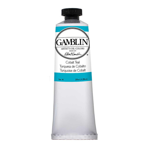 Gamblin Artist's Colors Gamblin Artist Grade Oil Color, 37ml Tube, Cobalt Teal